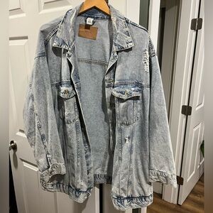 H&M boyfriend fit denim jacket